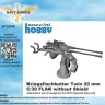 CMK N72048 Kriegsfischk. Twin 20mm C/30 FLAK w/o Shield 1/72