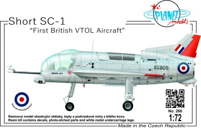 Planet Models PLT266 Short SC-1 &quot;First British VTOL Aircraft&quot; 1/72