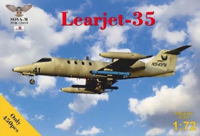 Sova-M 72019 Самолет Learjet 35 N541PA 1/72