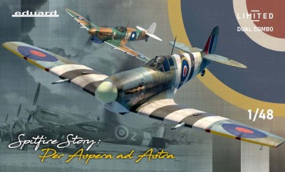 Eduard 11162 SPITFIRE STORY: Per Aspera ad Astra DUAL COM. 1/48