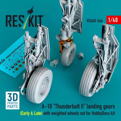 Reskit U48544 A-10 landing gears early &amp; late (HOBBYB) 1/48