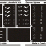 Eduard 48290 Seatbelts Luftwaffe Fighters