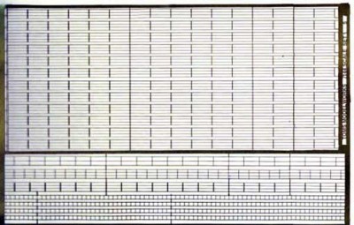 Tom's Modelworks 144-5 3 bar deck rails with vertical ladders 1/144