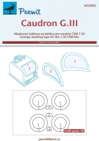 Peewit M32002 Canopy mask Caudron G.III (CSM) 1/32