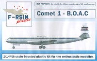 F-rsin Plastic FRP4009 de Havilland Comet 1 Decals BOAC 1/144