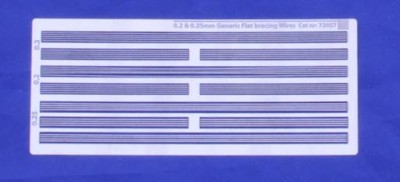 Sbs Model 72057 Generic flat rigging wires 0.2-0.25 mm (PE) 1/72