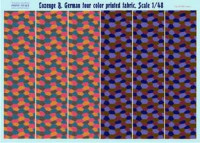 Print Scale 006-camo Lozenge B. Немецкий четырехцветный камуфляж