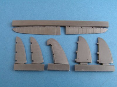 Pavla Models U48-37 Macchi MC.200 Saetta control surfaces for Italeri 1:48