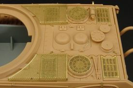 Hauler HLX48170 King Tiger Porsche Turret GRILLS 1/48