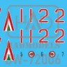 HAD DW72006 Decal MiG-29B/UB Hungarian AF (dry-water) 1/72