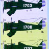 Kora Model NDT72055 P-26A Late Nationalist Chinese AF Pt.2 декали декали 1/72