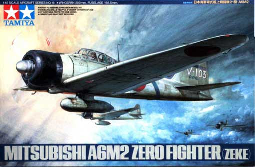 Tamiya 61016 A6M2 Type 21 Zero Fighter 1/48