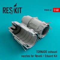 Reskit RSU48-0062 TORNADO exhaust nozzles (REV/EDU) 1/48