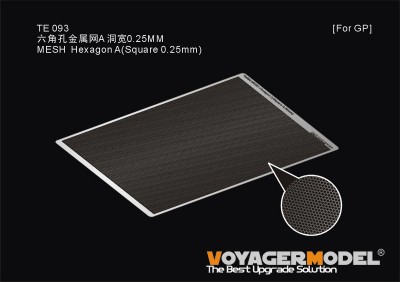 Voyager Model TE093 MESH Hexagon A (Square 0.25mm) (For all) 1/35