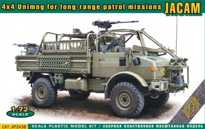 Ace Model 72458 JACAM 4x4 Unimog 1/72