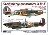 AML AMLC48043 Decals Czechoslovak commanders in RAF 1/48