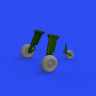 Eduard 648679 BRASSIN Z-126/226 Trener wheels (EDU) 1/48