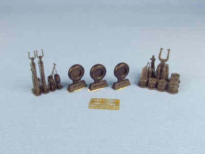 Metallic Details MDR48133 Bae Harrier GR Mk.7/9 landing gear with wheels 1/48