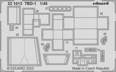 Eduard 321013 Set TBD-1 (Trump) 1/32