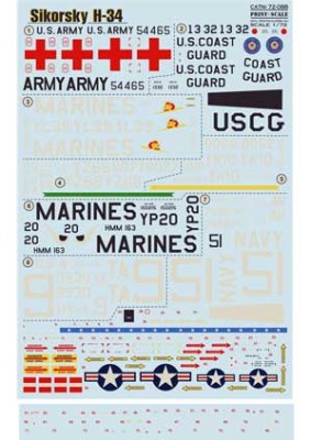 Print Scale 72-088 Sikorsky H-34 Part 1 1/72