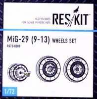Reskit RS72-0089 MiG-29 (9-13) wheels set (TRUMP,ICM,ZVE) 1/72