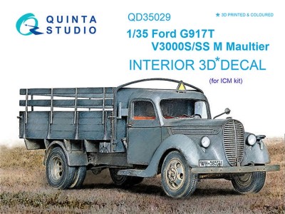 Quinta studio QD35029 Ford G917T / v3000s (для модели ICM) 1/35