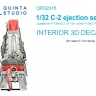 Quinta studio QR32016 Кресло C-2 для семейста F-104 (Italeri) 1/32