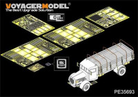 Voyager Model PE35693 WWII German Bussing Nag L4500A 4X4 Cargo Truck (For AFV 35270) 1/35