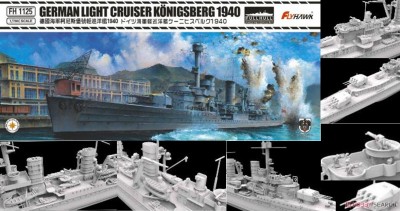Flyhawk FH1125 1/700 German Light Cruiser Konigsberg 1940