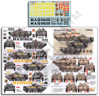 Echelon FD D356239 BMP-3s Around the World (Part 1) 1/35