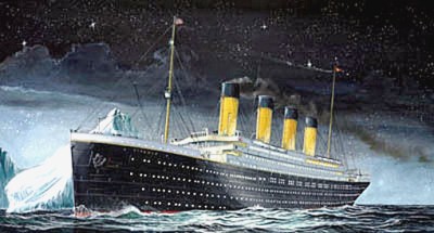 Revell 65804 Английский корабль &quot;Model Set R.M.S Titanic&quot; 1/1200