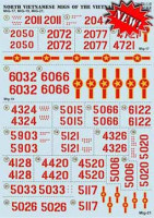 Print Scale 72-116 North Vietnamese MIGs of the Vietnam War Wet decal 1/72
