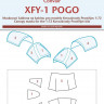 Peewit M72276 Canopy mask Convair XFY-1 Pogo (KP) 1/72