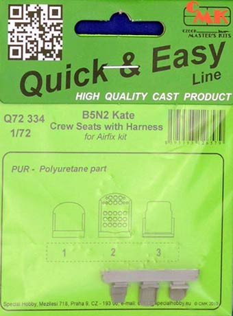 CMK Q72334 B5N2 Kate Crew Seats with harness (AIRFIX) 1/72