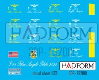 HAD F32001 F-18 Blue Angels Pilot (3D-Printed w/ decal) 1/32