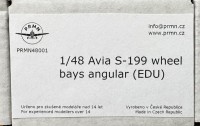 Prmn.Cz 48001 Avia S-199 wheel bays angular (EDU) 1/48