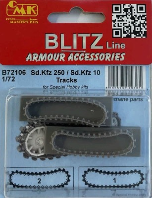 CMK B72106 Sd.Kfz.250 / Sd.Kfz.10 Tracks (resin set) 1/72