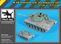 BlackDog T72108 M 48 Vietnam war accessories set (ITAL) 1/72