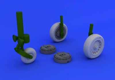 Eduard 632076 Mirage IIIc wheels1/32