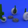 Eduard 632076 Mirage IIIc wheels1/32