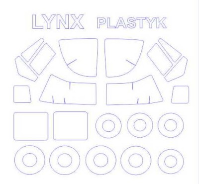 KV Models 72272 Westland Lynx HMA.8, Mk.1/2/25, AH.1/7 (PLASTYK #014,#017,#018,#020,#021,#029,#031/MISTERCRAFT #D02,#D31) + маски на диски и колеса PLASTYK/MisterCraft 1/72