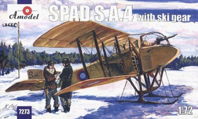 Amodel 07273 SPAD S.A 4 w/ski gears 1/72