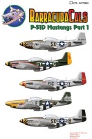 Barracuda Studios BC-72009 North-American P-51D Mustangs of the 8th Air Force (5) 1/72