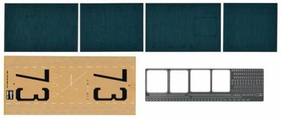 Hasegawa 72146	Набор для детализации WOODEN DECK FOR ESCORT CARRIER USS GAMBIER BAY HASEGAWA) 1/350