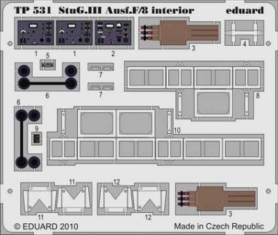 Eduard TP531 StuG.III Ausf.F/8 interior