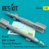 Reskit RS32-0292 GBU 12 Bomb Thermally Protected (2 pcs) (F-14B, F-16, F-15E, F-14D, Harrier, Rafale, Mirage 2000, Gripen, Totnado,Eurofighter, Kfir) Aademy, Revell, Trumpeter, Kitty Hawk, Tamiya, Hasegawa 1/32