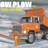 AMT 1178 Ford LNT-8000 Snow Plow 1/25