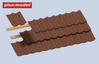 Plus model 566 Roof tiles - corrugated (84 pcs.) 1/35