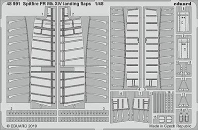 Eduard 48991 SET Spitfire FR Mk.XIV landing flaps (AIRF)