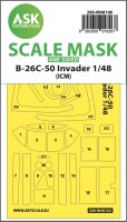 Art Scale 200-M48106 Douglas B-26C-50 Invader canopy frame paint mask (outside only) 1/48